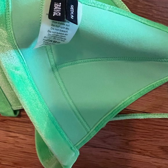 Triangl brand florescent lime green size medium bikini. Great condition! - Picture 6 of 6